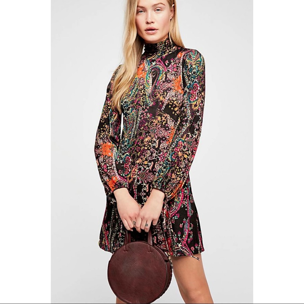 NWOT Free People All Dolled Up Mini Dress